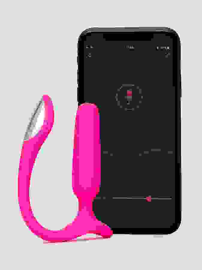 Lovense Lush Anal App Controlled Slim Vibrating Butt Plug, Pink, hi-res